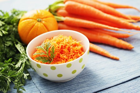 Овощные салаты из моркови